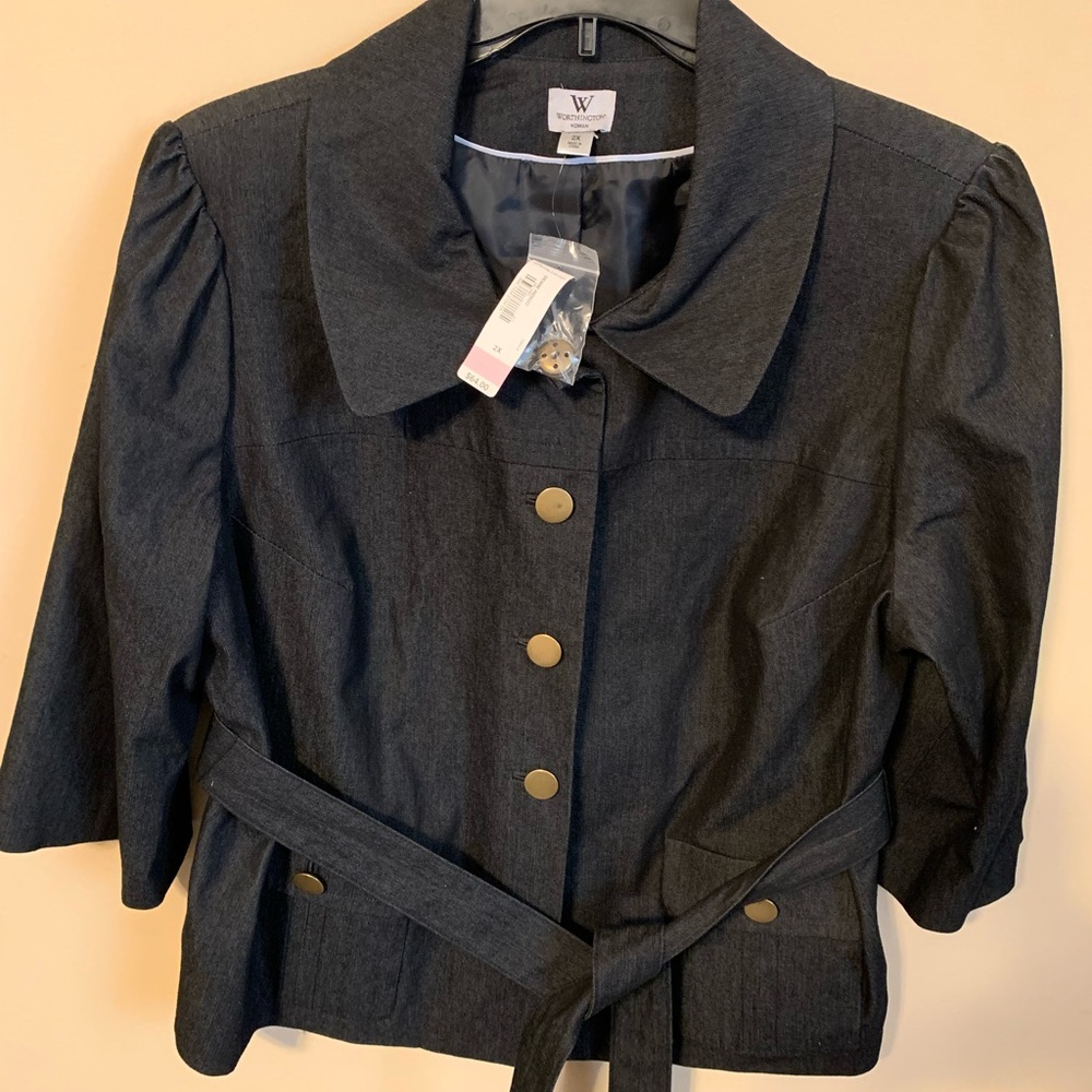 New women’s denim ( indigo) lightweight jacket